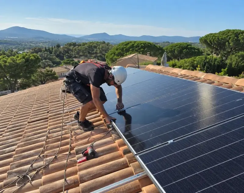 Installateur panneaux solaires Montgey — pose photovoltaïque sur toiture