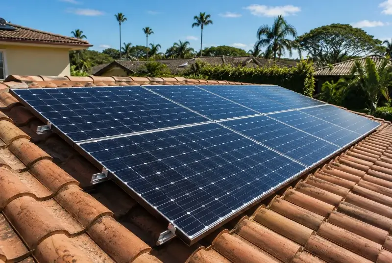 Installation de panneaux solaires à Montgey
